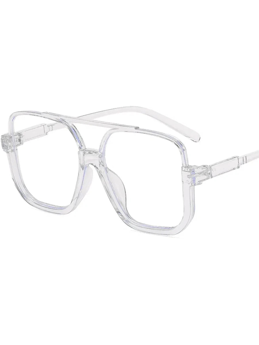Oversized Square Frame Fashion Sunglasses - Lustreve