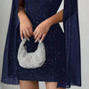 Own the Night Aurelia Stardust Cape Mini Dress - Lustreve