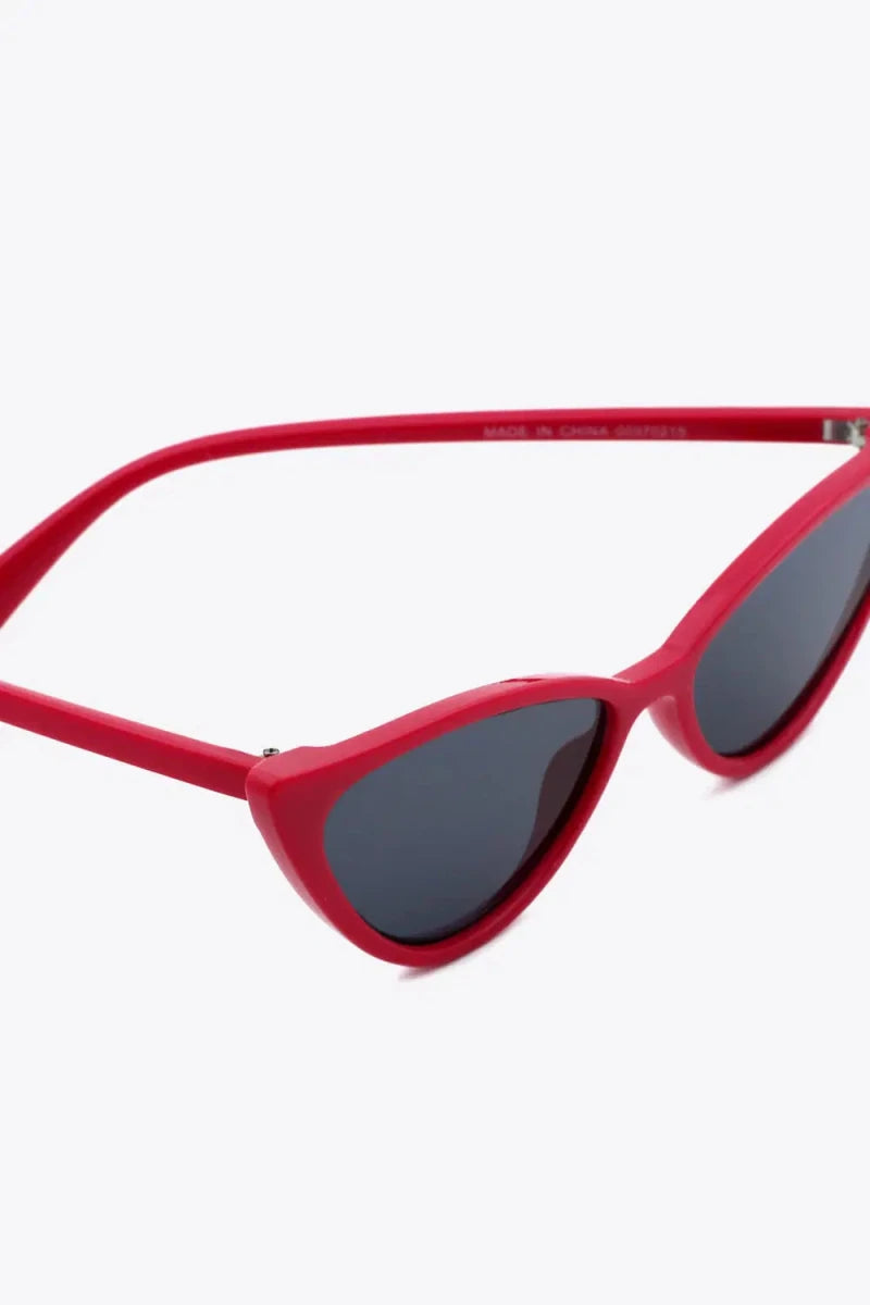 Polycarbonate Cat - Eye Sunglasses - Lustreve