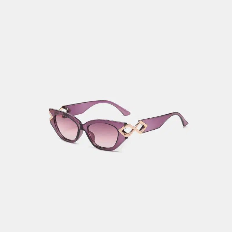 Polycarbonate Frame Cat - Eye Sunglasses - Lustreve