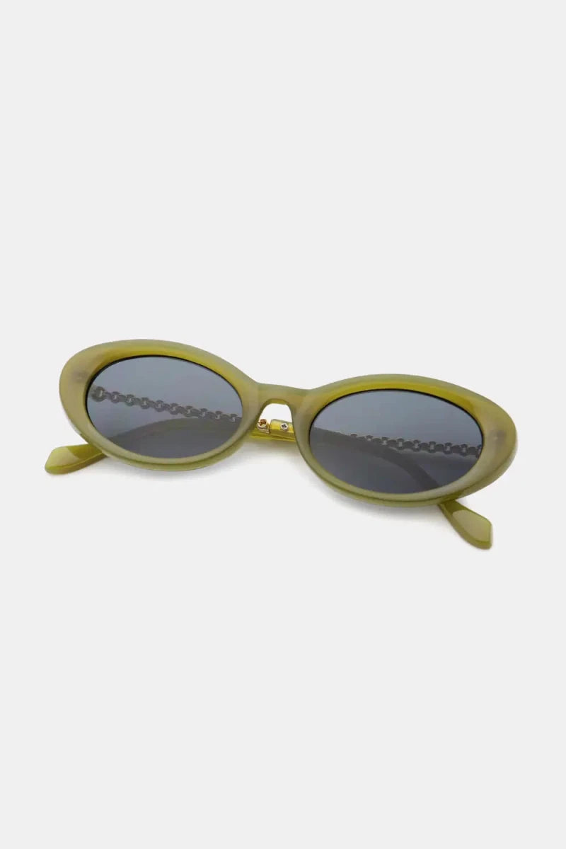 Polycarbonate Frame Cat - Eye Sunglasses - Lustreve