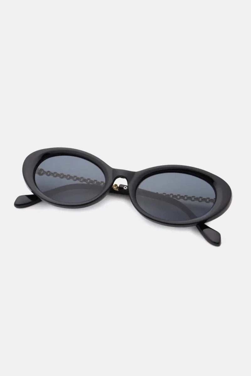 Polycarbonate Frame Cat - Eye Sunglasses - Lustreve