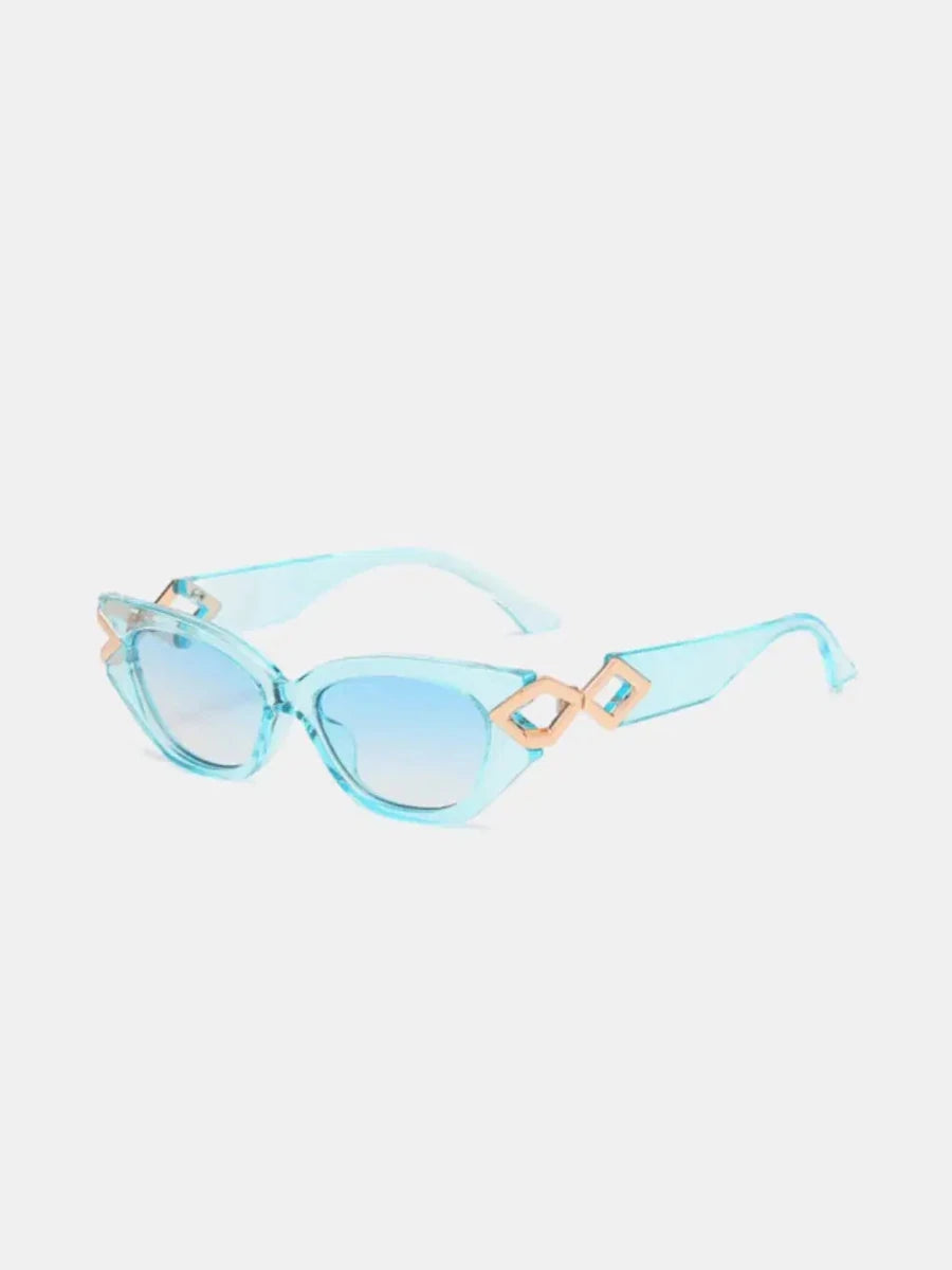 Polycarbonate Frame Cat - Eye Sunglasses - Lustreve