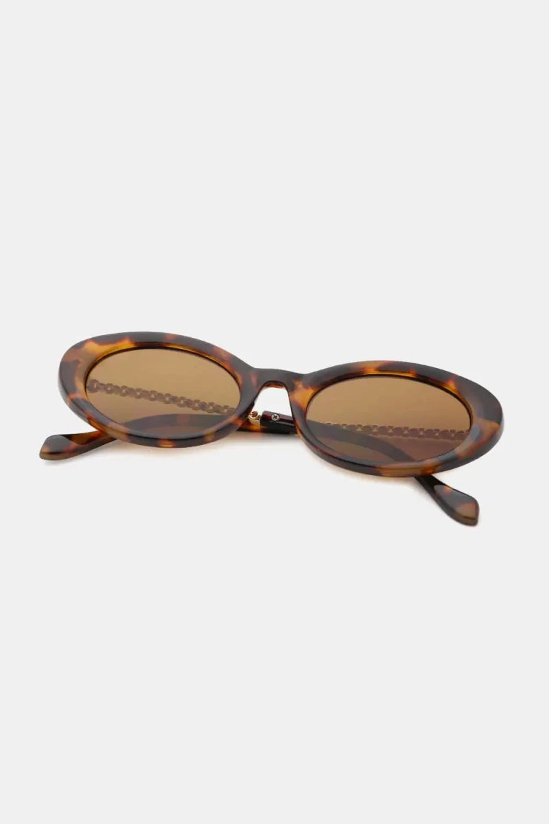Polycarbonate Frame Cat - Eye Sunglasses - Lustreve