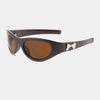 Polycarbonate Frame Cat - Eye Sunglasses - Lustreve