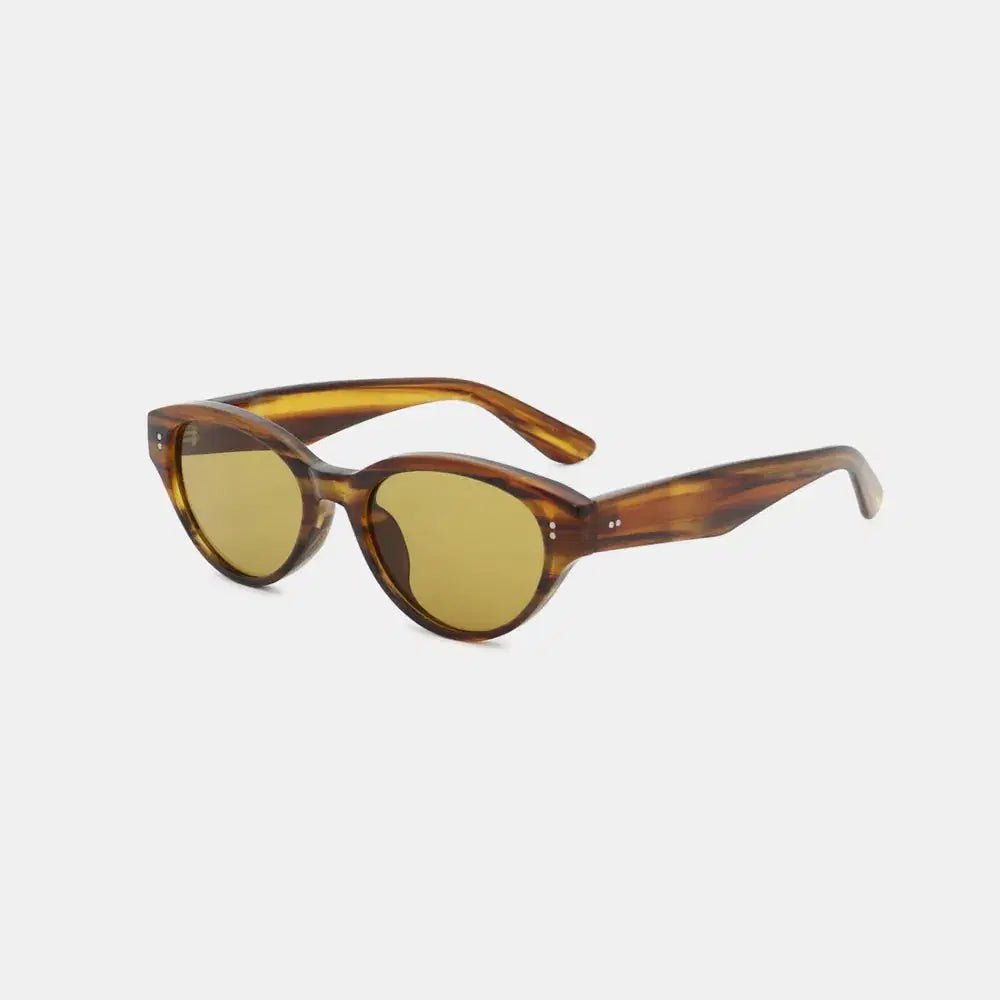 Polycarbonate Frame Cat - Eye Sunglasses - Lustreve