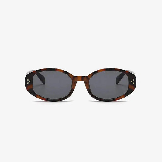 Polycarbonate Frame Oval Sunglasses - Lustreve