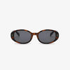 Polycarbonate Frame Oval Sunglasses - Lustreve