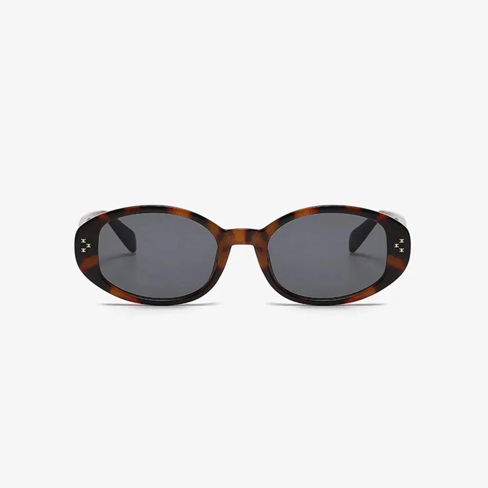 Polycarbonate Frame Oval Sunglasses - Lustreve