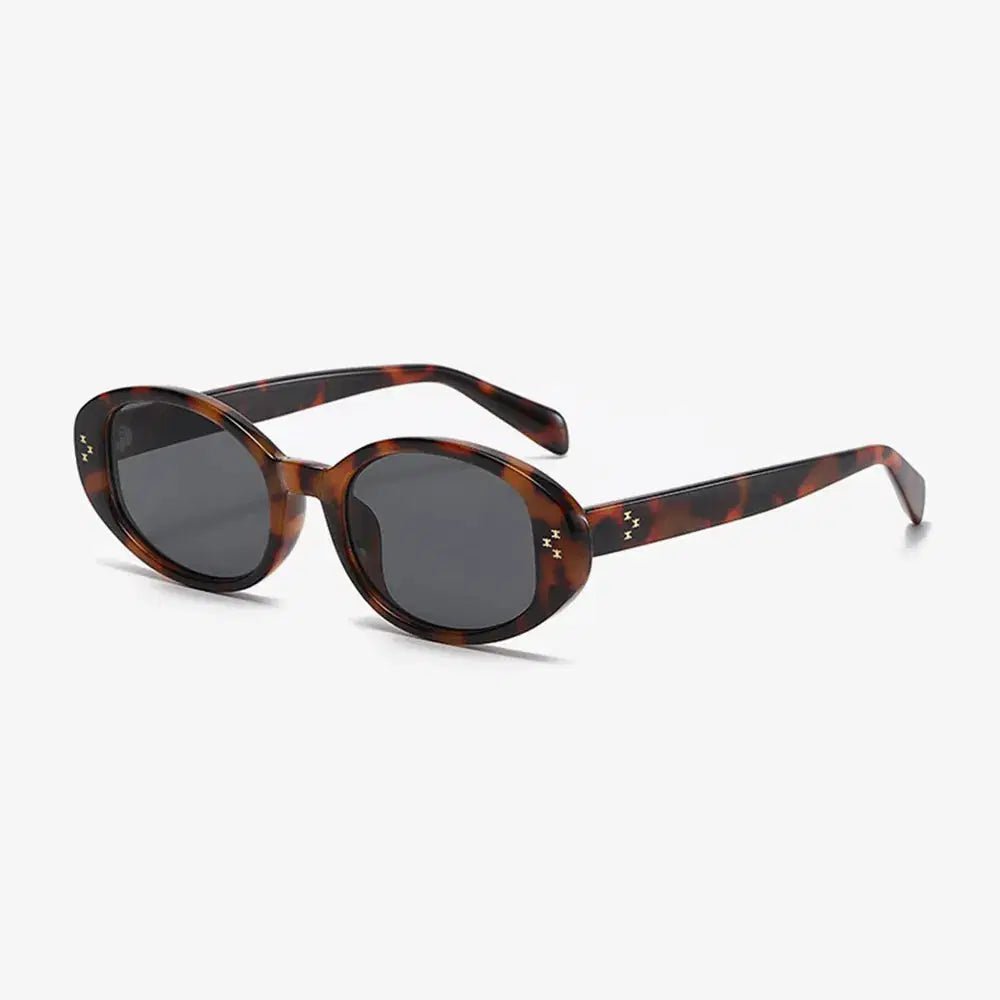 Polycarbonate Frame Oval Sunglasses - Lustreve