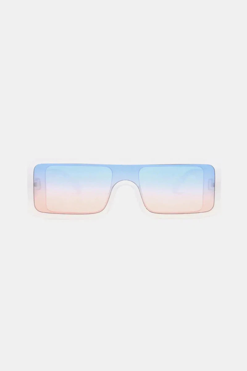 Polycarbonate Frame Rectangle Sunglasses - Lustreve