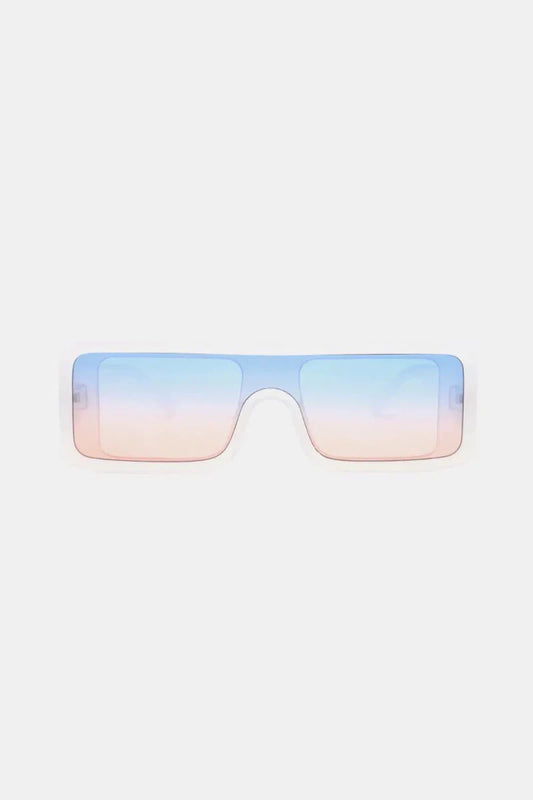 Polycarbonate Frame Rectangle Sunglasses - Lustreve