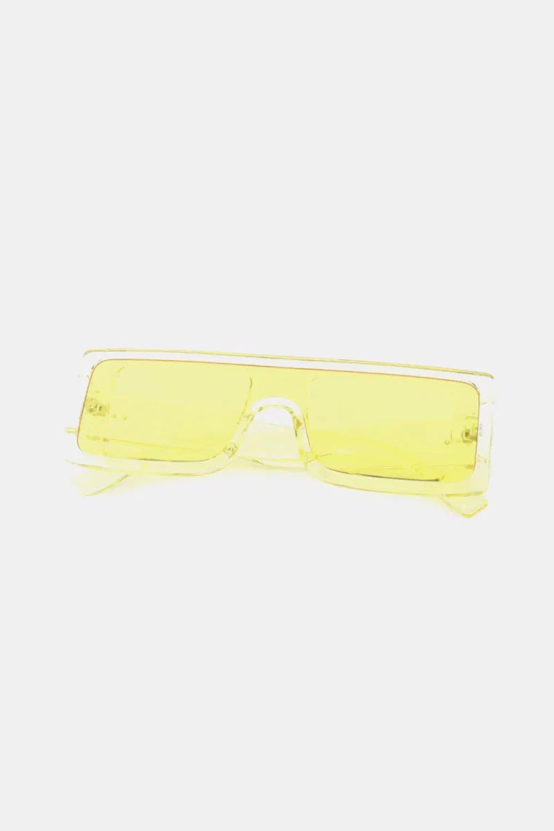Polycarbonate Frame Rectangle Sunglasses - Lustreve