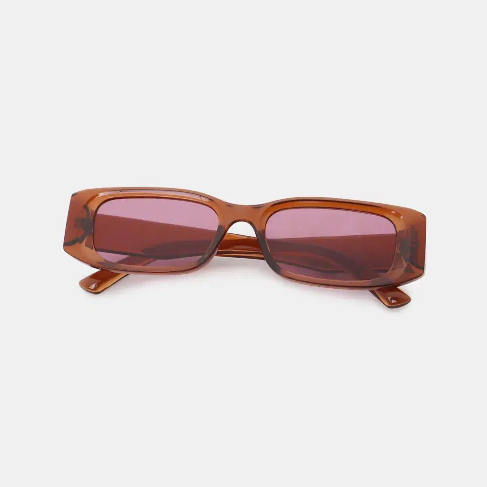 Polycarbonate Frame Rectangle Sunglasses - Lustreve