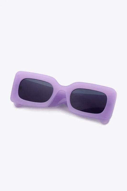 Polycarbonate Frame Rectangle Sunglasses - Lustreve