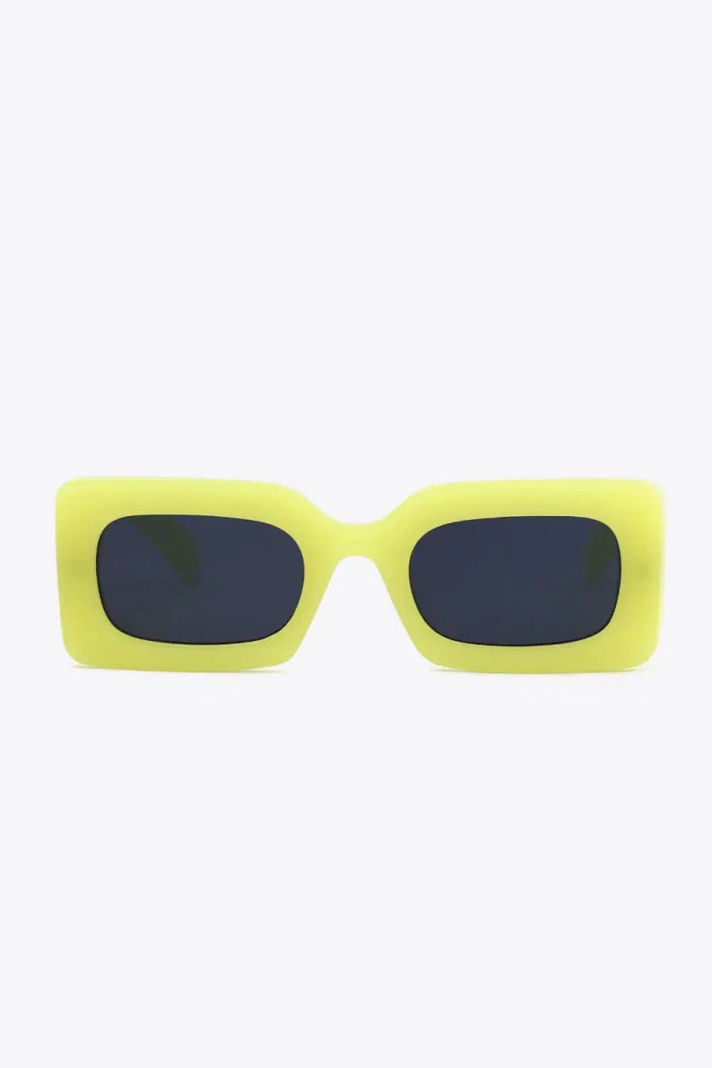 Polycarbonate Frame Rectangle Sunglasses - Lustreve