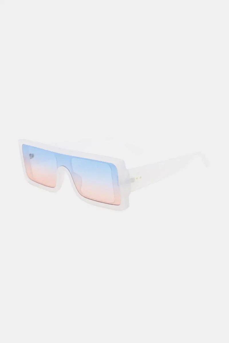 Polycarbonate Frame Rectangle Sunglasses - Lustreve