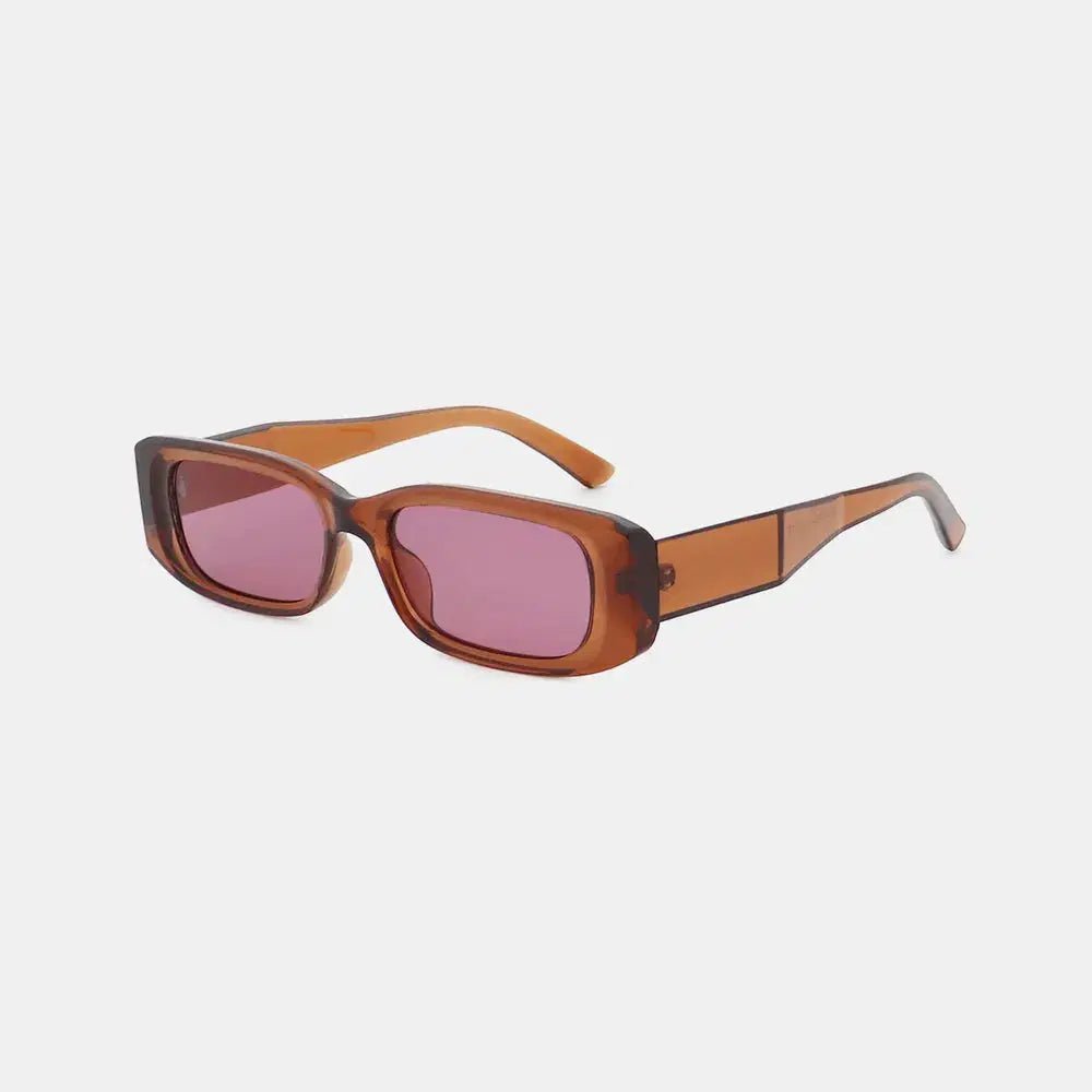 Polycarbonate Frame Rectangle Sunglasses - Lustreve