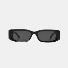 Rechteckige Sonnenbrille mit Polycarbonat-Rahmen