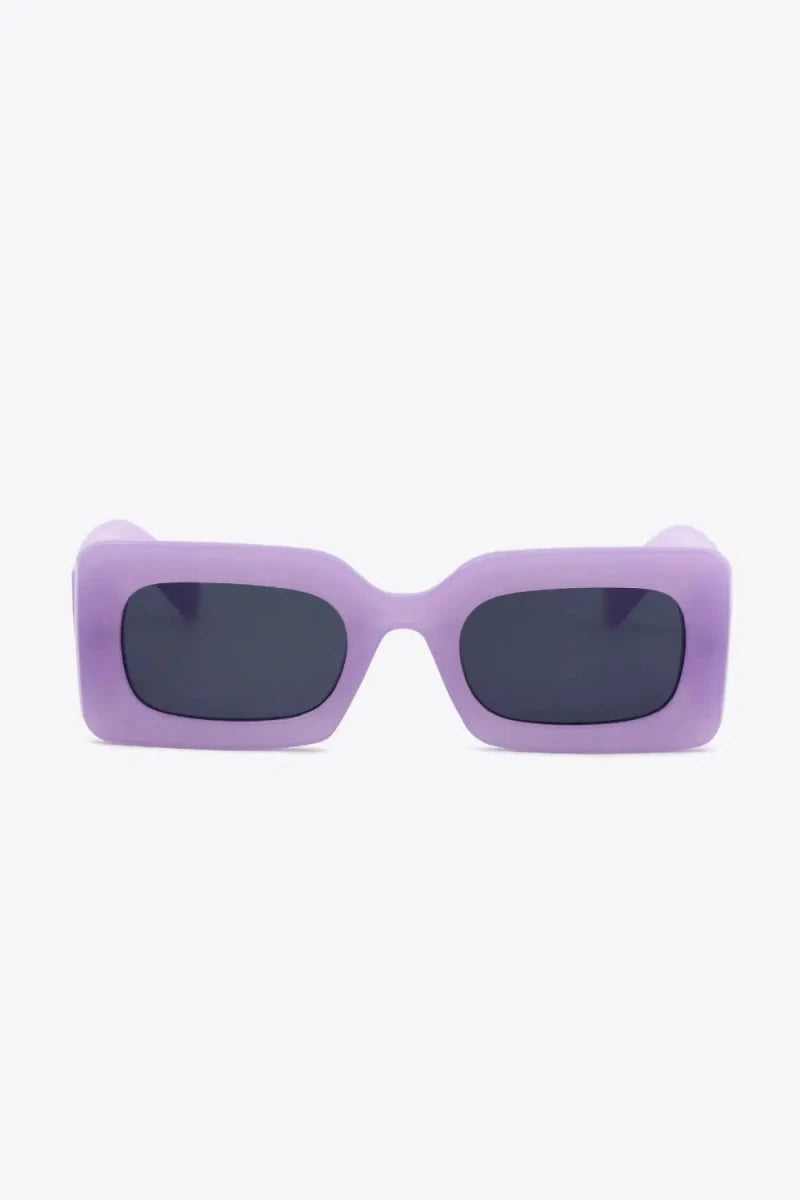 Polycarbonate Frame Rectangle Sunglasses - Lustreve