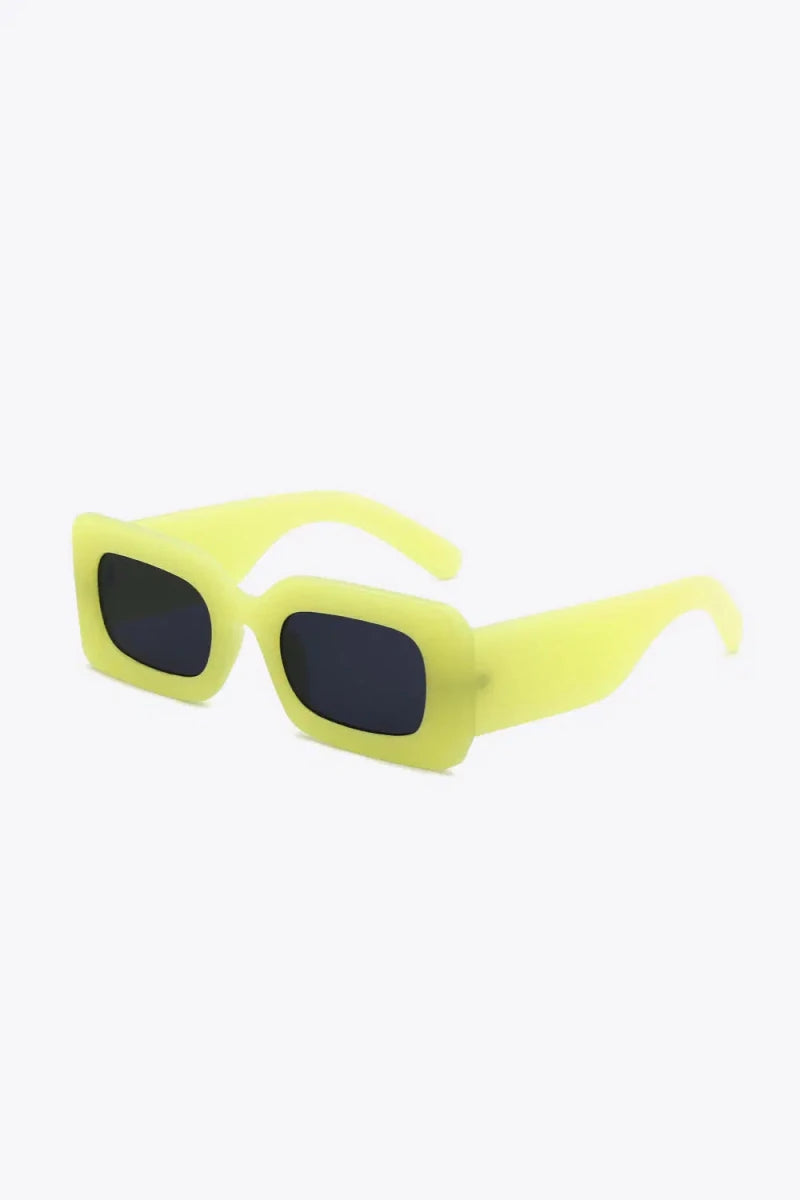 Polycarbonate Frame Rectangle Sunglasses - Lustreve