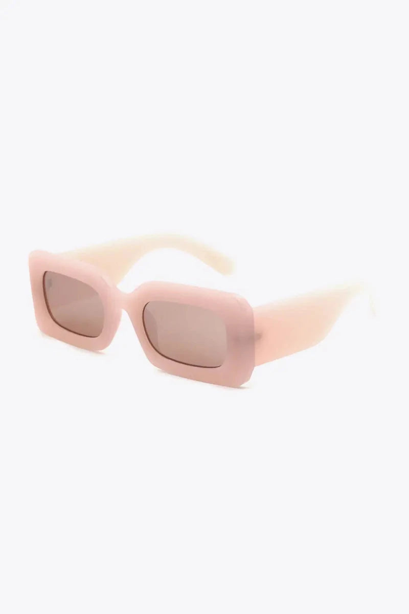 Polycarbonate Frame Rectangle Sunglasses - Lustreve