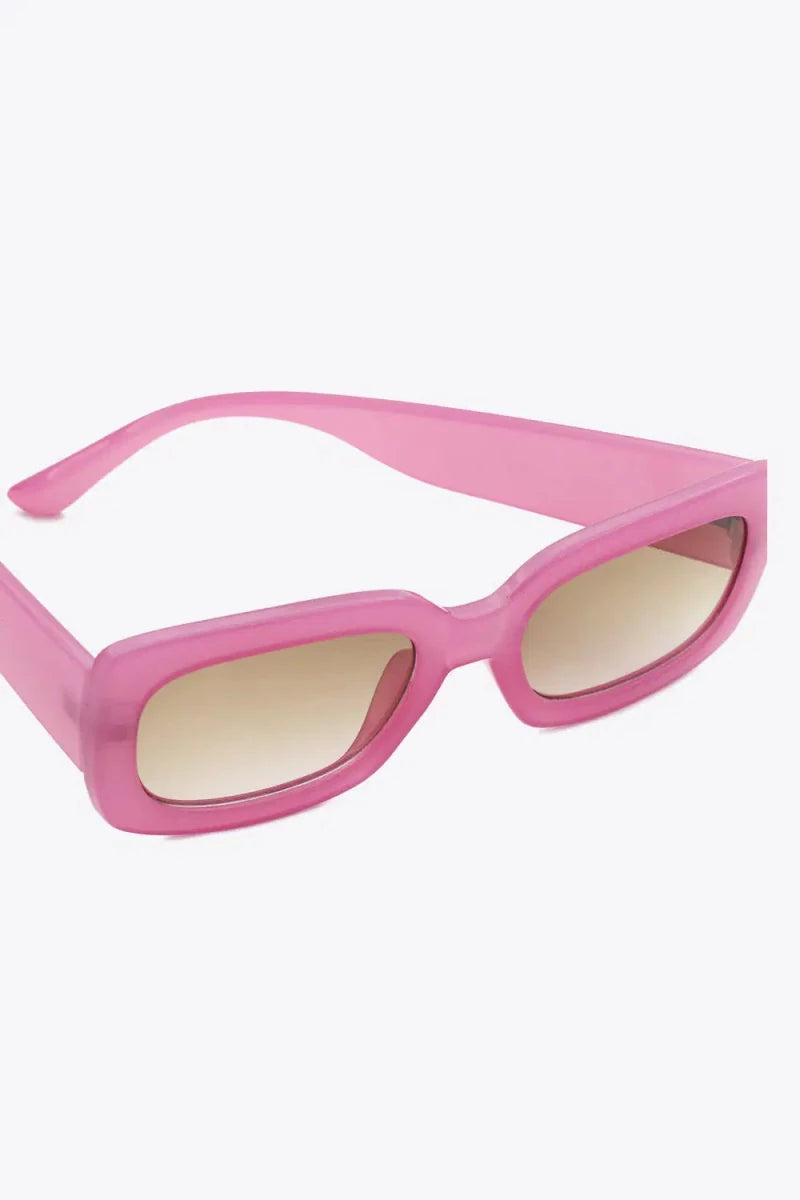 Polycarbonate Frame Rectangle Sunglasses - Lustreve