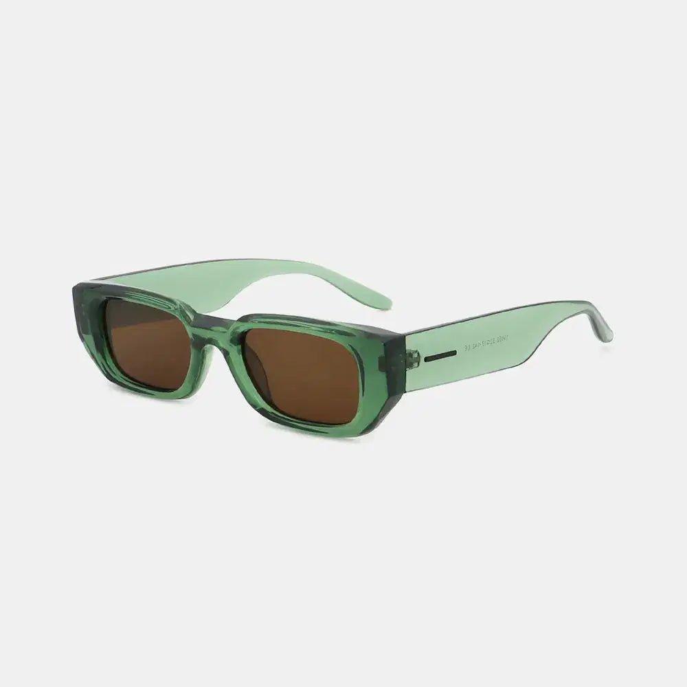 Polycarbonate Frame Rectangle Sunglasses - Lustreve