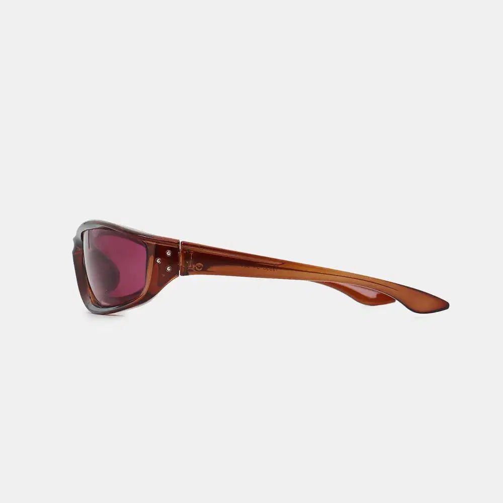 Polycarbonate Frame Rectangle Sunglasses - Lustreve