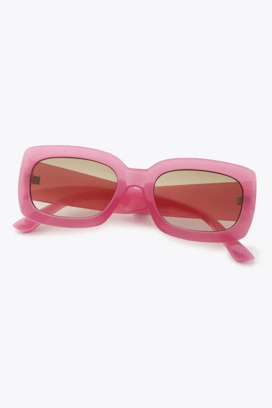 Polycarbonate Frame Rectangle Sunglasses - Lustreve