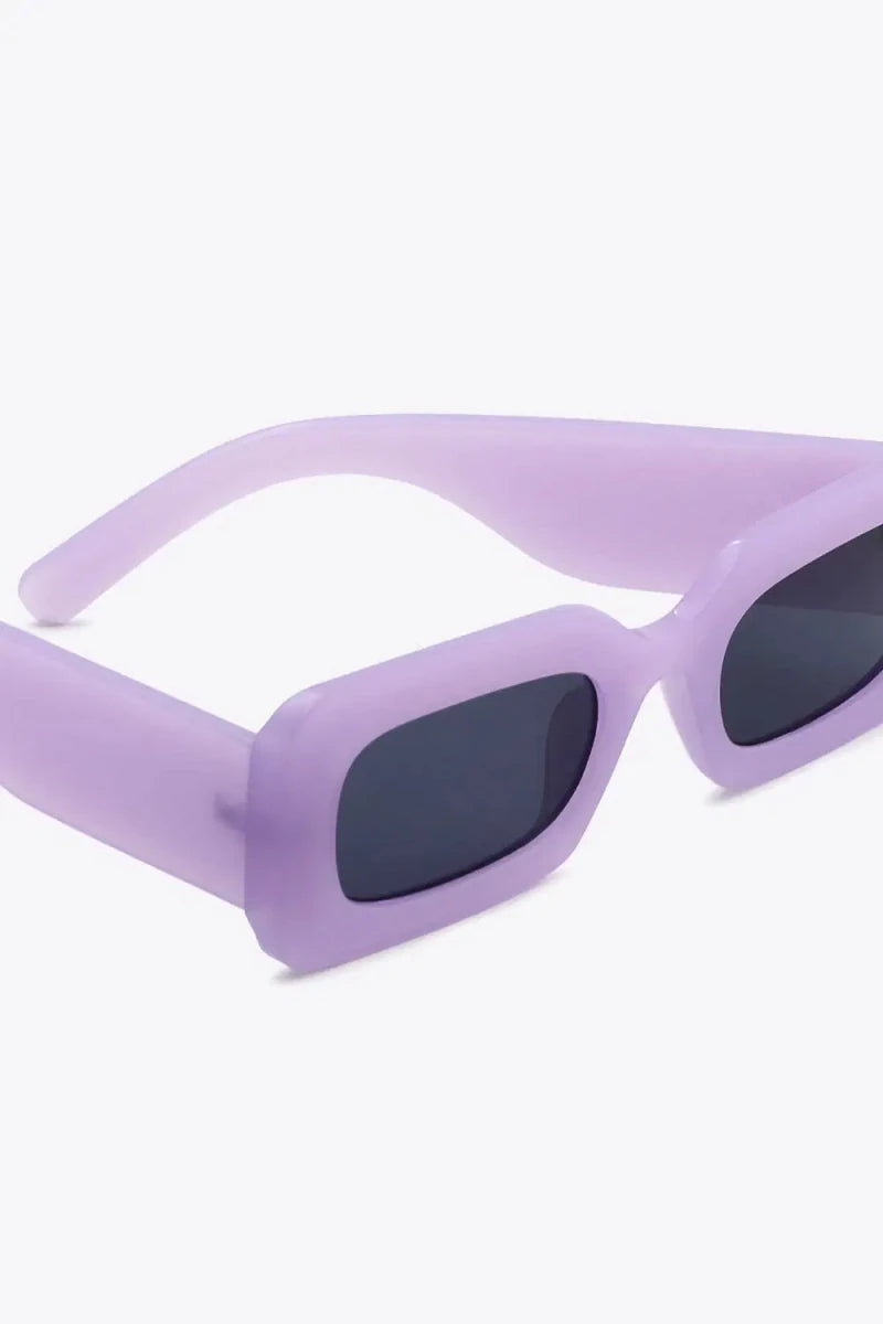 Polycarbonate Frame Rectangle Sunglasses - Lustreve