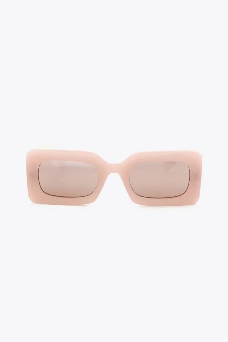Polycarbonate Frame Rectangle Sunglasses - Lustreve