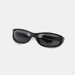 Rechteckige Sonnenbrille mit Polycarbonat-Rahmen