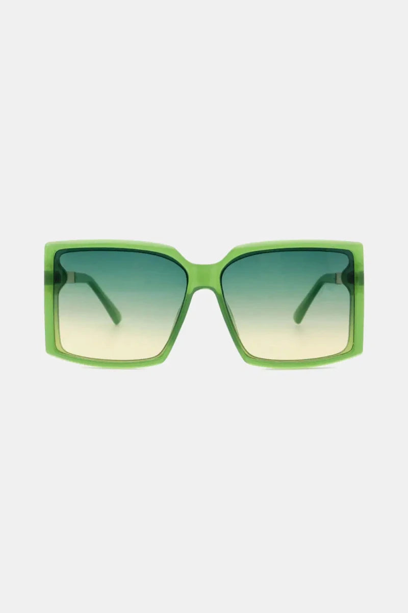 Polycarbonate Frame Square Sunglasses - Lustreve