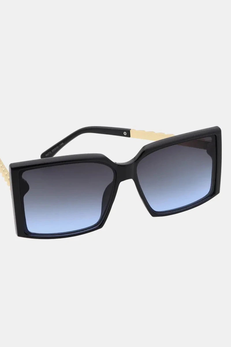 Polycarbonate Frame Square Sunglasses - Lustreve