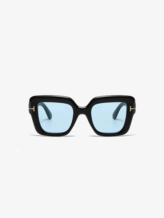 Polycarbonate Frame Square Sunglasses - Lustreve
