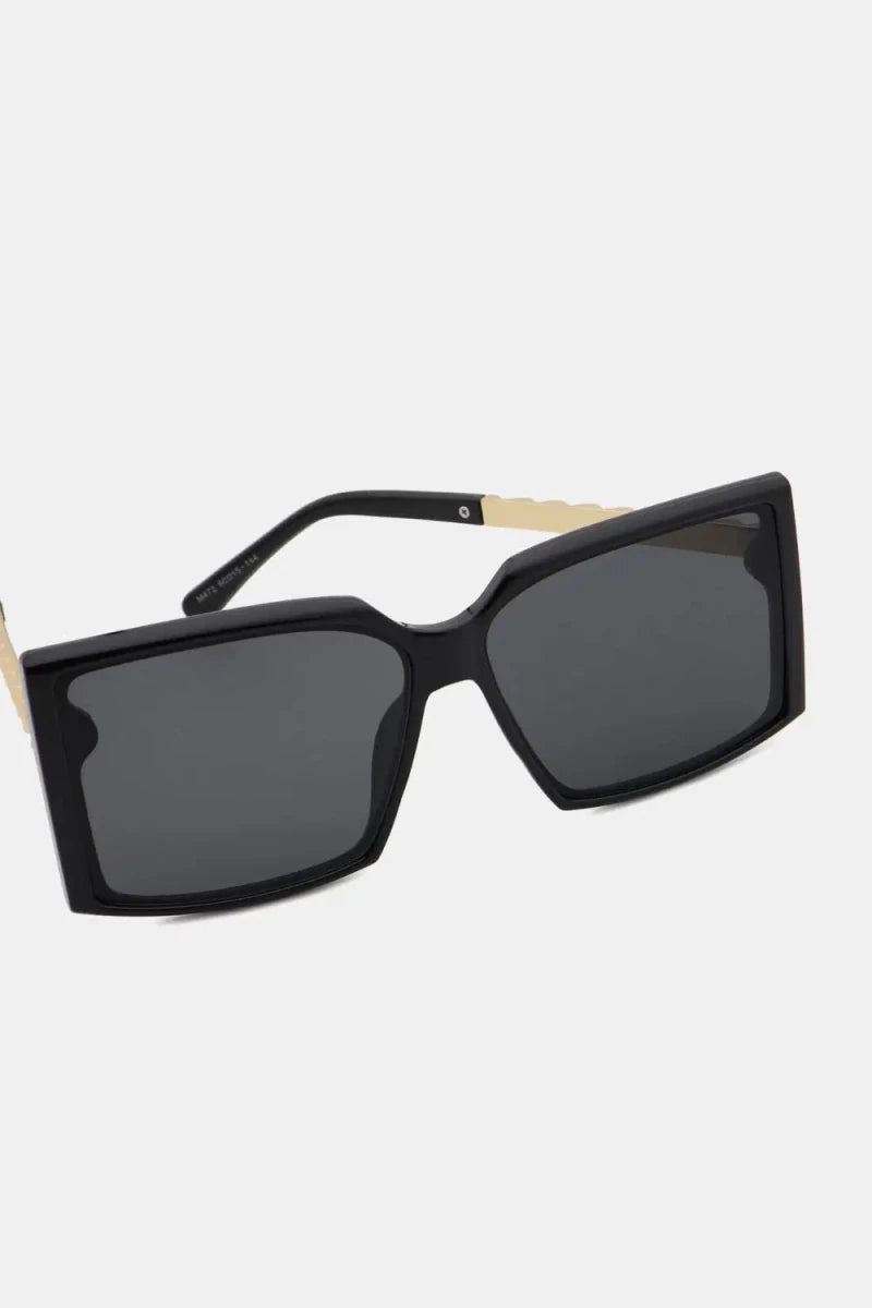 Polycarbonate Frame Square Sunglasses - Lustreve