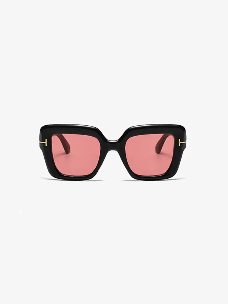 Polycarbonate Frame Square Sunglasses - Lustreve