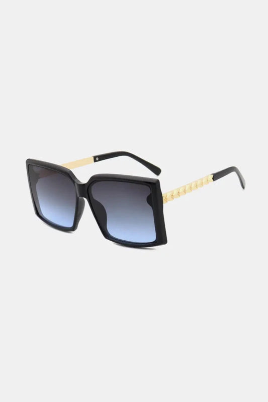Polycarbonate Frame Square Sunglasses - Lustreve