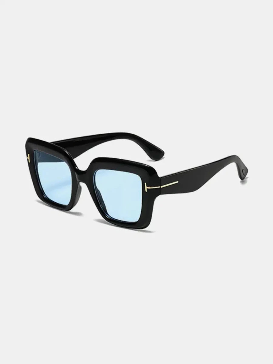 Polycarbonate Frame Square Sunglasses - Lustreve