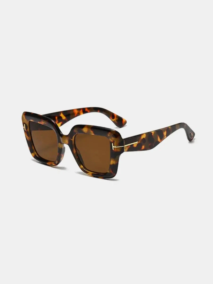 Polycarbonate Frame Square Sunglasses - Lustreve