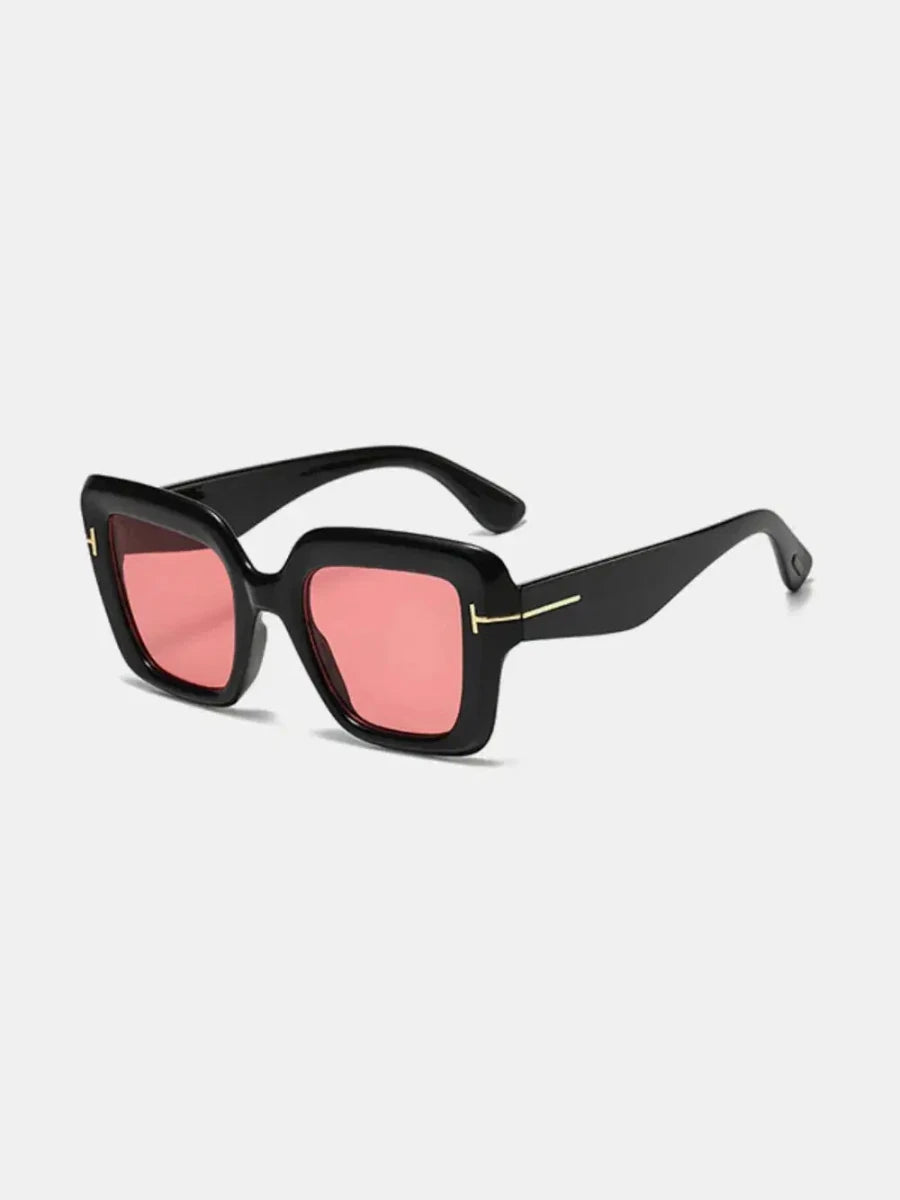 Polycarbonate Frame Square Sunglasses - Lustreve