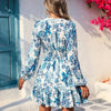 Postcards From Paradise Floral Mini Dress - Lustreve