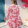 Postcards From Paradise Floral Mini Dress - Lustreve