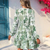 Postcards From Paradise Floral Mini Dress - Lustreve