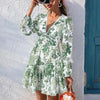 Postcards From Paradise Floral Mini Dress - Lustreve