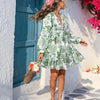 Postcards From Paradise Floral Mini Dress - Lustreve
