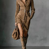 Power Moves Only Belted Shirt Mini Dress - Lustreve