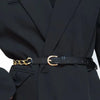 PU Chain Skinny Belt - Lustreve