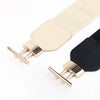 PU Elastic Wide Belt with Alloy Buckle - Lustreve